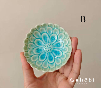 Gohobi Japanese Mino-yaki Ice Crack Small Plate [Made in Japan] – Sauce & Dipping Dish