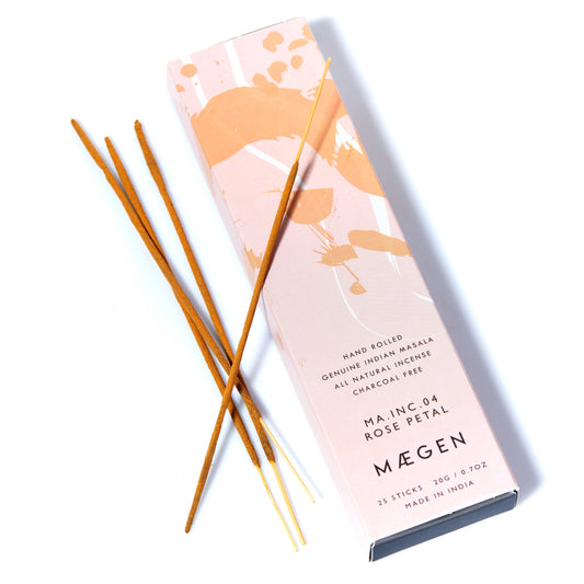Gohobi x MÆGEN Incense Sticks - Rose Petal Genuine Indian Masala