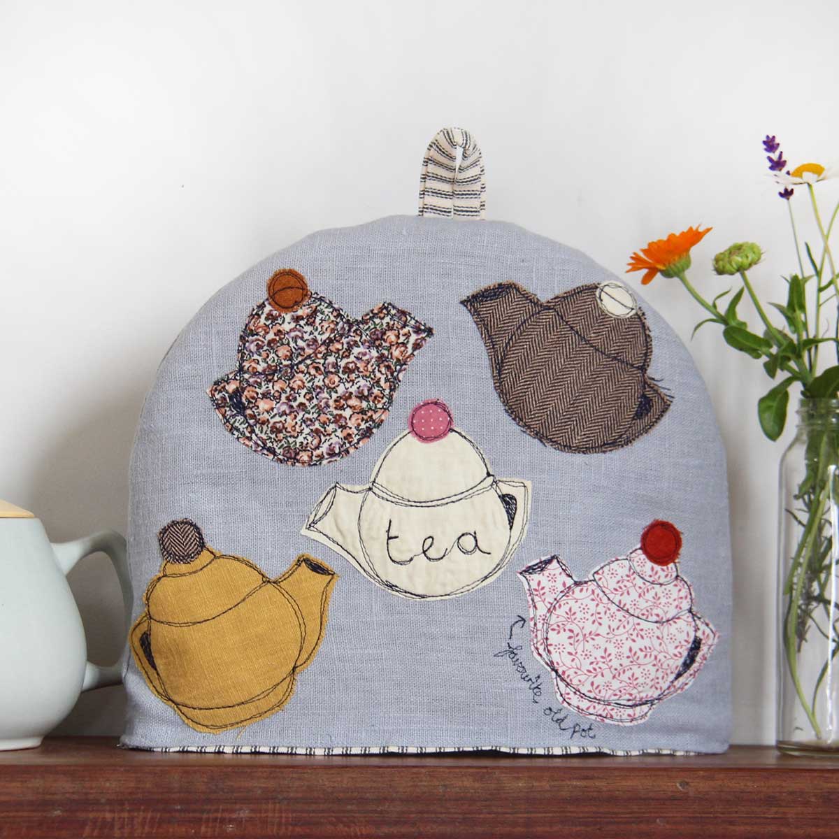 Gohobi x Poppy Treffry Teapots Tea Ppot Cosy [Made in the UK]