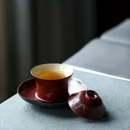 Gohobi Handmade Red Gaiwan