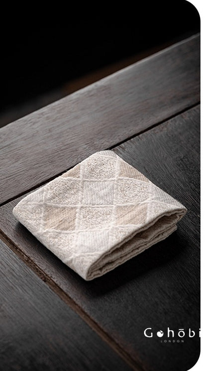 Gohobi Cotton Tea Towel – Thick Absorbent Teapot Cloth and Heat Insulation Tea Coaster