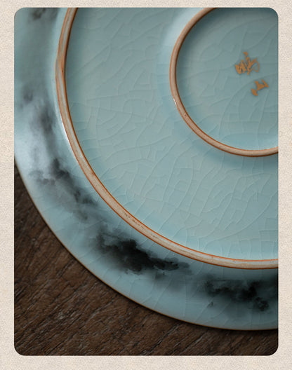 Gohobi Ink Harmony Teapot Tray