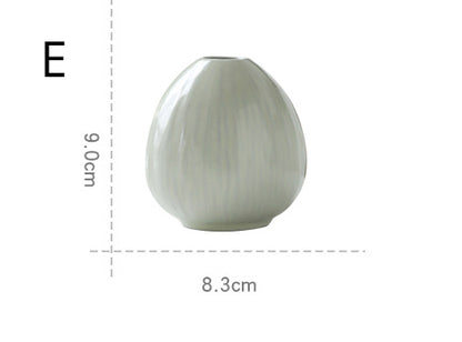 Gohobi Classic White Table Vase Set