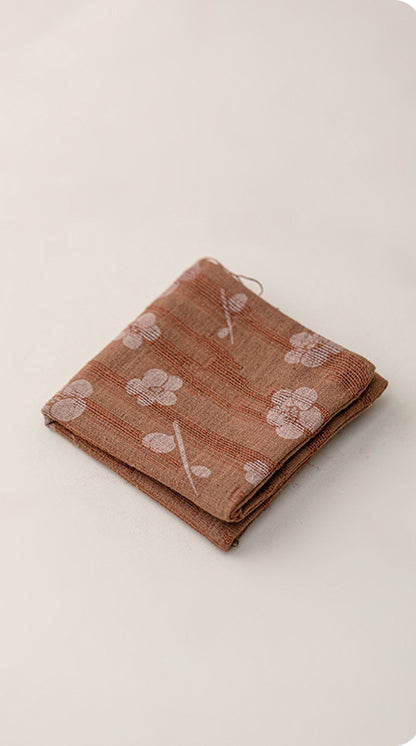 Torchon Gongfu en coton et lin teint à la main Gohobi