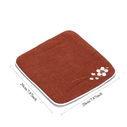 Gohobi Handmade Cotton Linen Tea Towel – Japanese Style Absorbent Zen Tea Cloth
