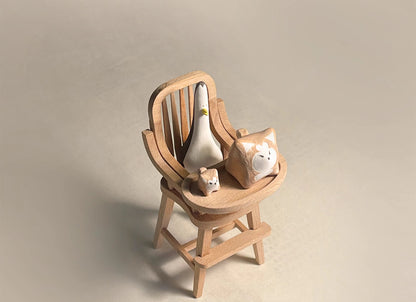 Gohobi x Little Diary Handmade Ceramic Akita Shiba Inu Dog