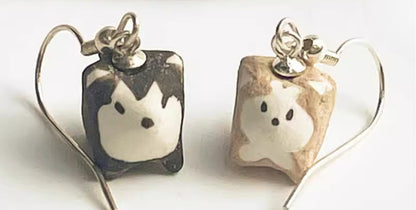 Gohobi x Little Diary Handmade Ceramic Earrings