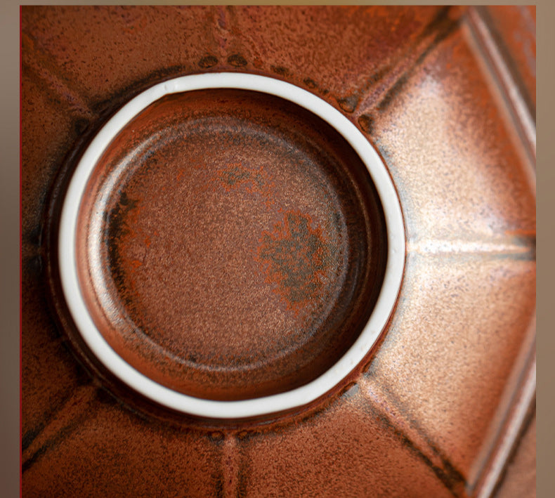 Gohobi Traditional Japanese Glazed Fruit Nuts Small Plate - Octagon 005