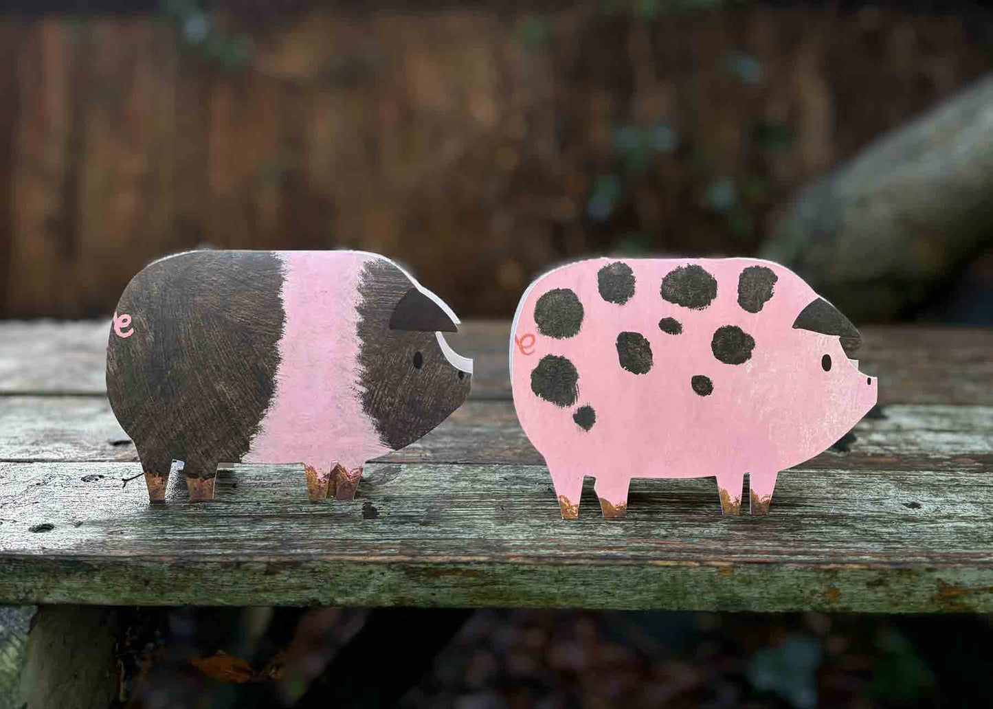 Mortlake Papers Spotty Pig Birthday Card | Foodie Gift | Farm Animal Card | Greeting Card [Made in the UK]