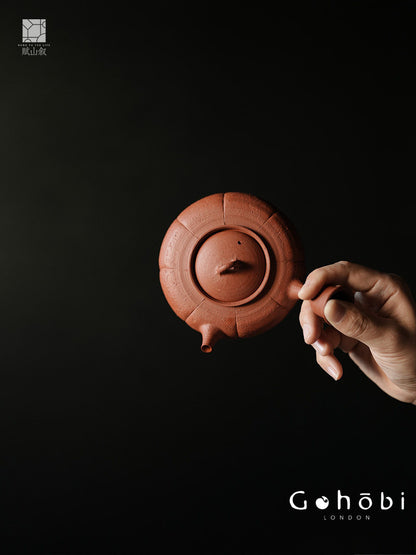 [賦山敘 x Gohobi] Gohobi Red Clay Side-Handle Teapot – Melon Edge Chaoshan Gongfu Tea Kettle