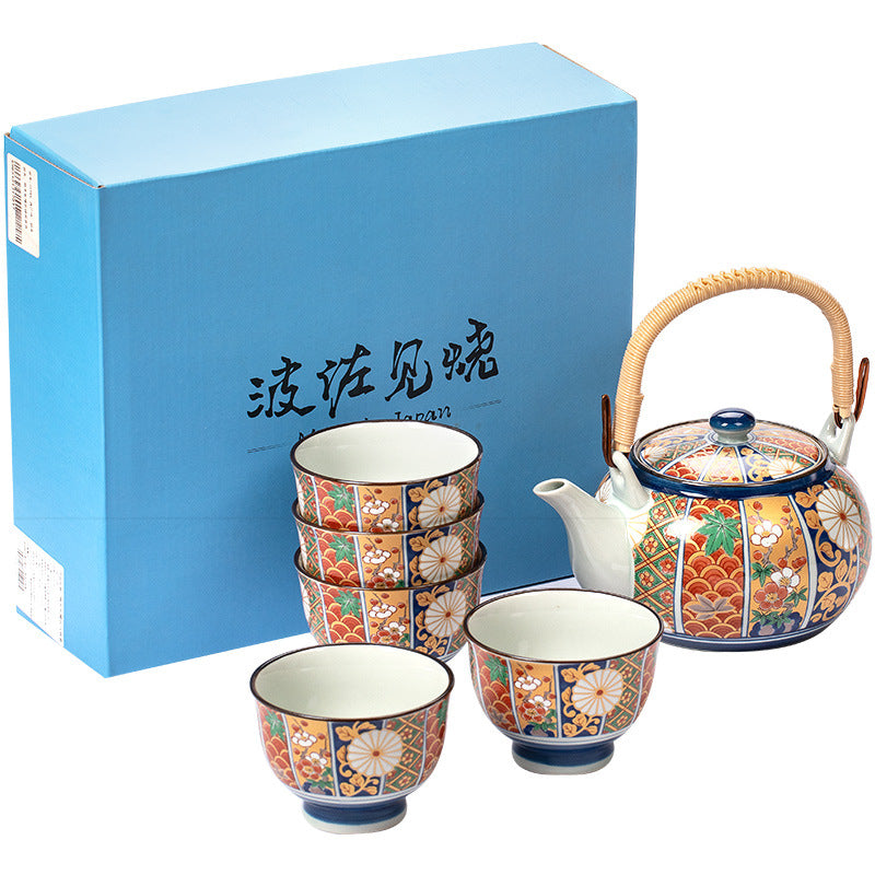 [Made In Japan] Gohobi Japanese Ancient Imari Tea Set