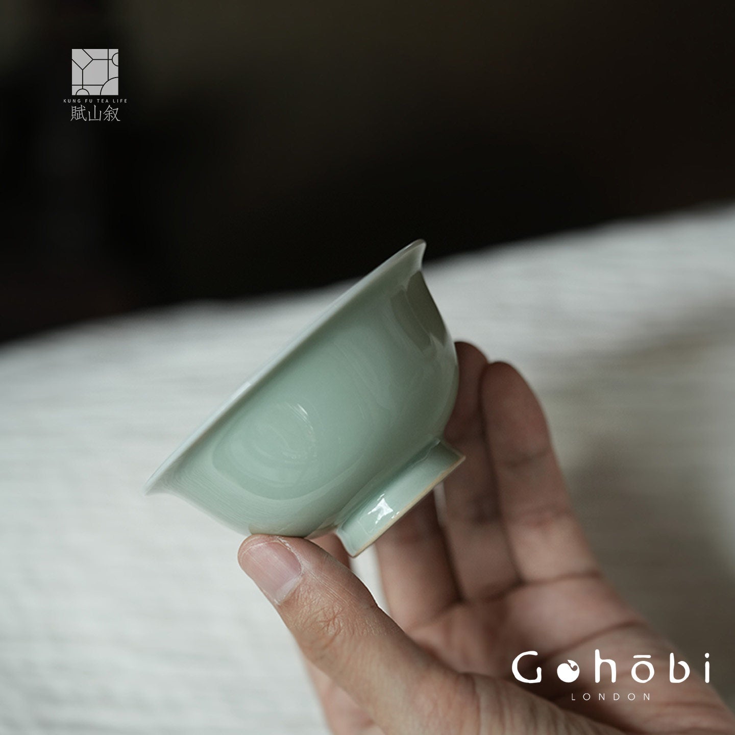 [賦山敘 x Gohobi] Gohobi Jingdezhen High-Temperature Glaze Teacup – Solid Color Gongfu Tea Master Cup