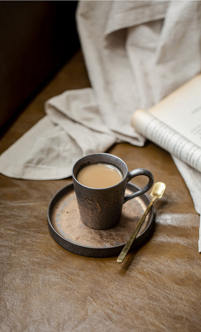 Gohobi Handmade Metallic Glaze Ceramic Mug (150ml)