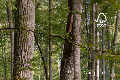 Gohobi Solid Wood Screen Coat Rack – Red Oak or Black Walnut Folding Hanger with Three or Four Panel Options | FSC Certified Furniture