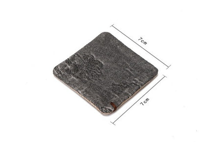 Gohobi Japanese Style Tea Coaster – Retro Fabric Tea Cup Mat for Tea Ceremony