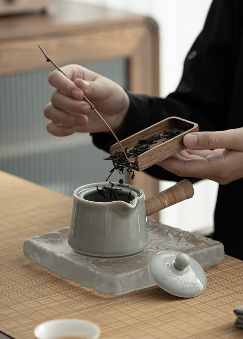 Gohobi Japanese Style Ice Grey Teapot 001