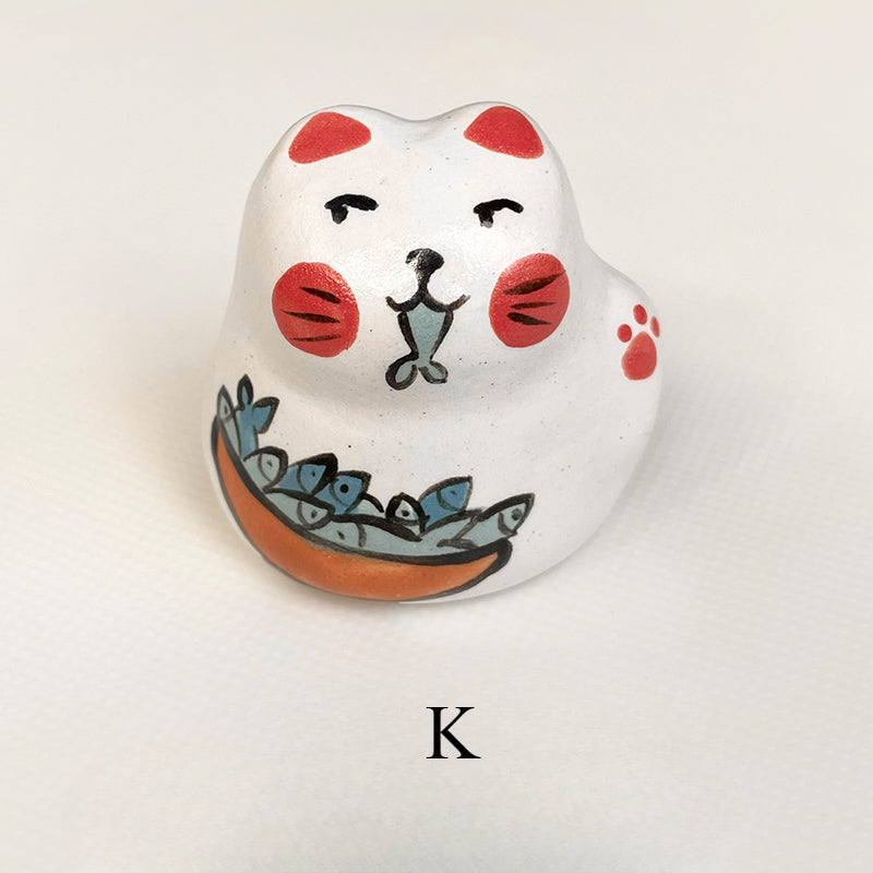 Gohobi x Little Diary Handmade Ceramic Lucky Cat