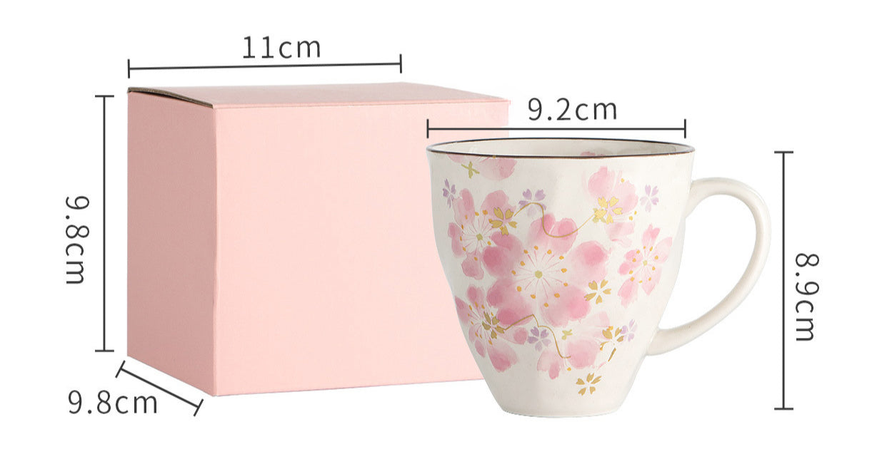 [Made In Japan] Gohobi Japanese Flowers Mug Coffee Cup