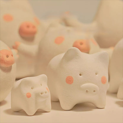 Gohobi x Little Diary Handmade Ceramic Pigs