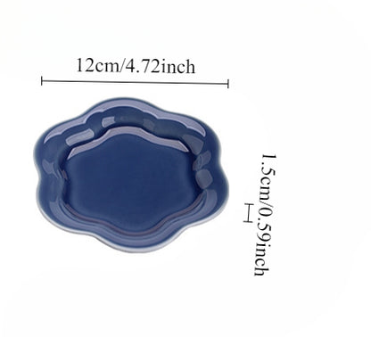 Gohobi Traditional Japanese Glazed Fruit Nuts Small Plate - Cloud 007