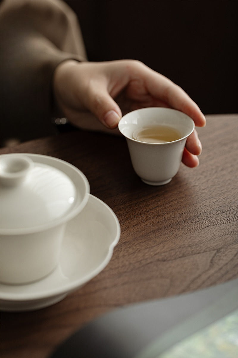 Gohobi Wood Ash Glaze Master Cup – Handmade Traditional Gongfu Tea Tasting Cup