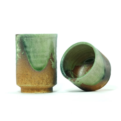 Asemi Co. Tea & Coffee Cups - Shigaraki - yaki Scarlet [Made in Japan]