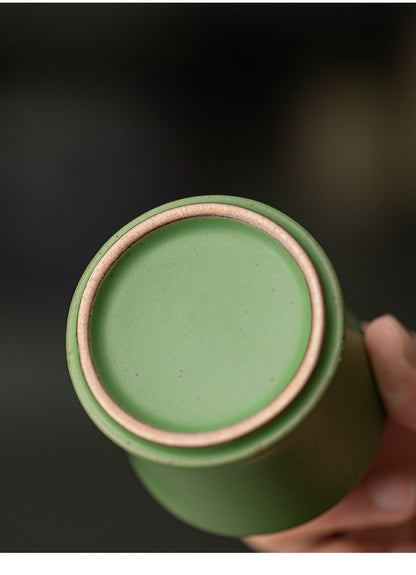 Gohobi Green Bamboo Knot Tea Cup