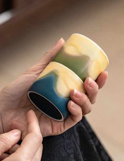 Gohobi Colourful Mountain Tea Cup Set 001