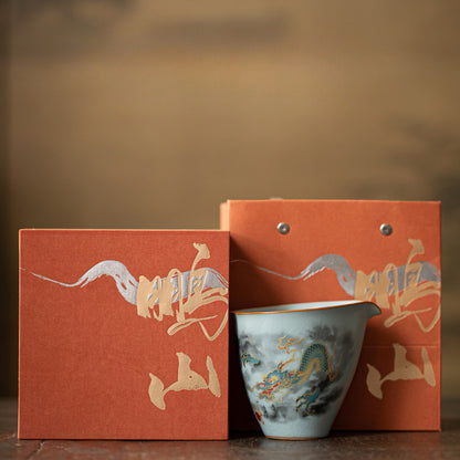 Gohobi Celestial Flow Ru Kiln Dragon Fairness Pitcher