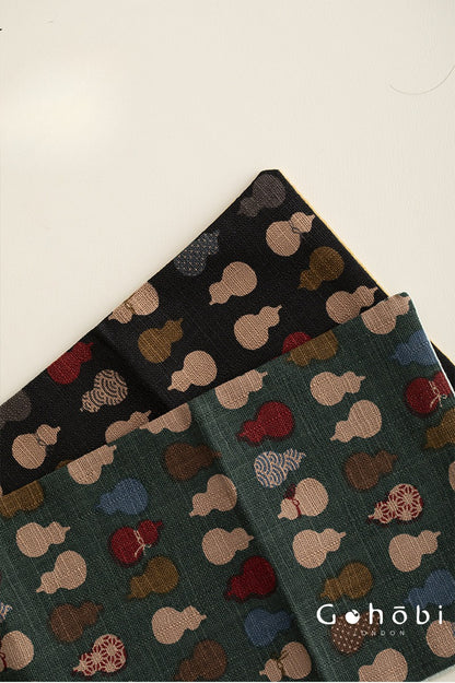 Gohobi Cotton and Linen Gourd Tea Towel – Absorbent Tea Cloth for Tea Table
