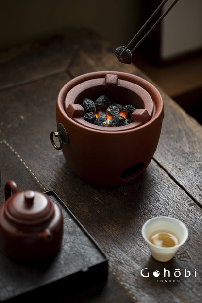 Gohobi Chaoshan Sand Pot Tea Set – Household Carbon Stove & Japanese Side Handle Teapot