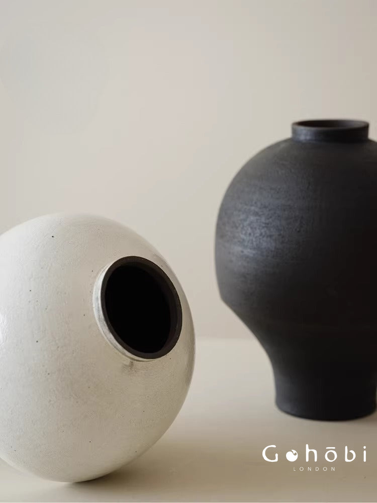 Gohobi Japanese-style Wabi Sabi Handmade Zen Large Vase 014