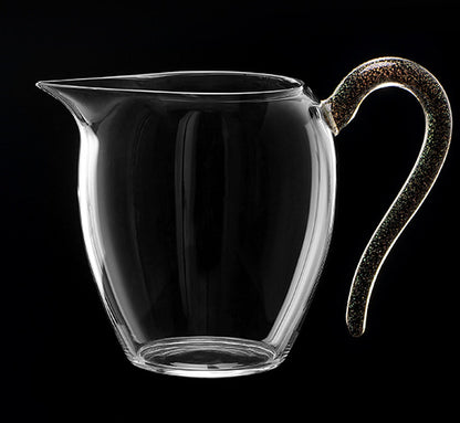 Gohobi Handmade Starling Handle Glass Pitcher