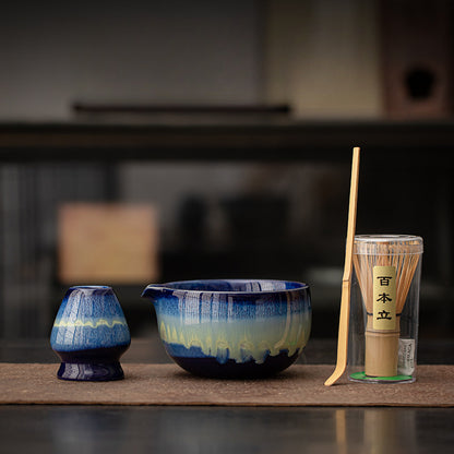 Gohobi Ceramic Matcha Set 037 Starry Sky