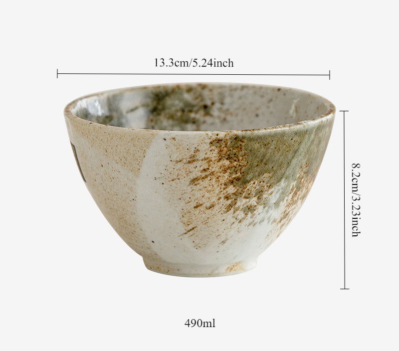[Made in Japan] Gohobi Minoya Shino Glaze Hat Bowl