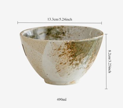 [Made in Japan] Gohobi Minoya Shino Glaze Hat Bowl