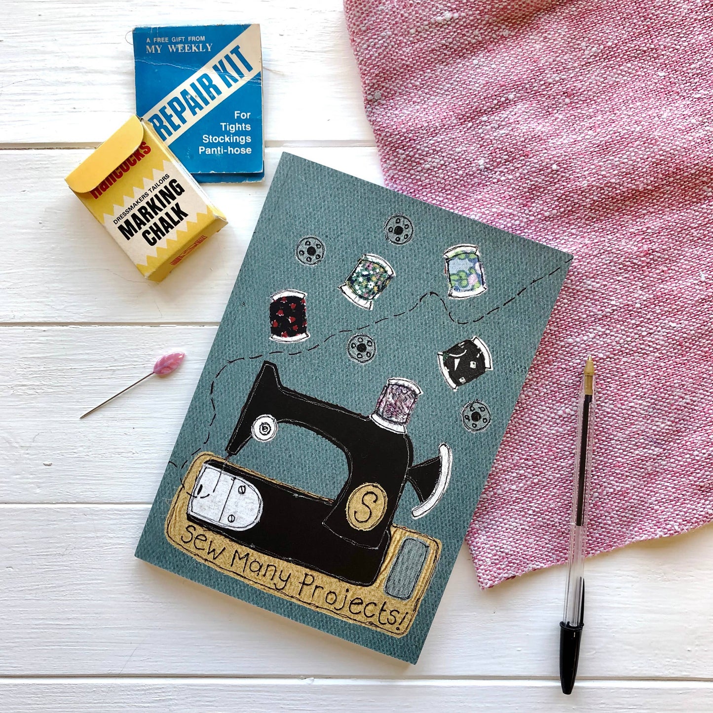 Gohobi x Poppy Treffry Sewing A5 Notebook [Made in the UK]