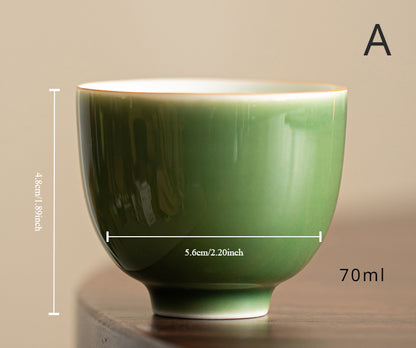 Gohobi Handmade Green Tea Cup