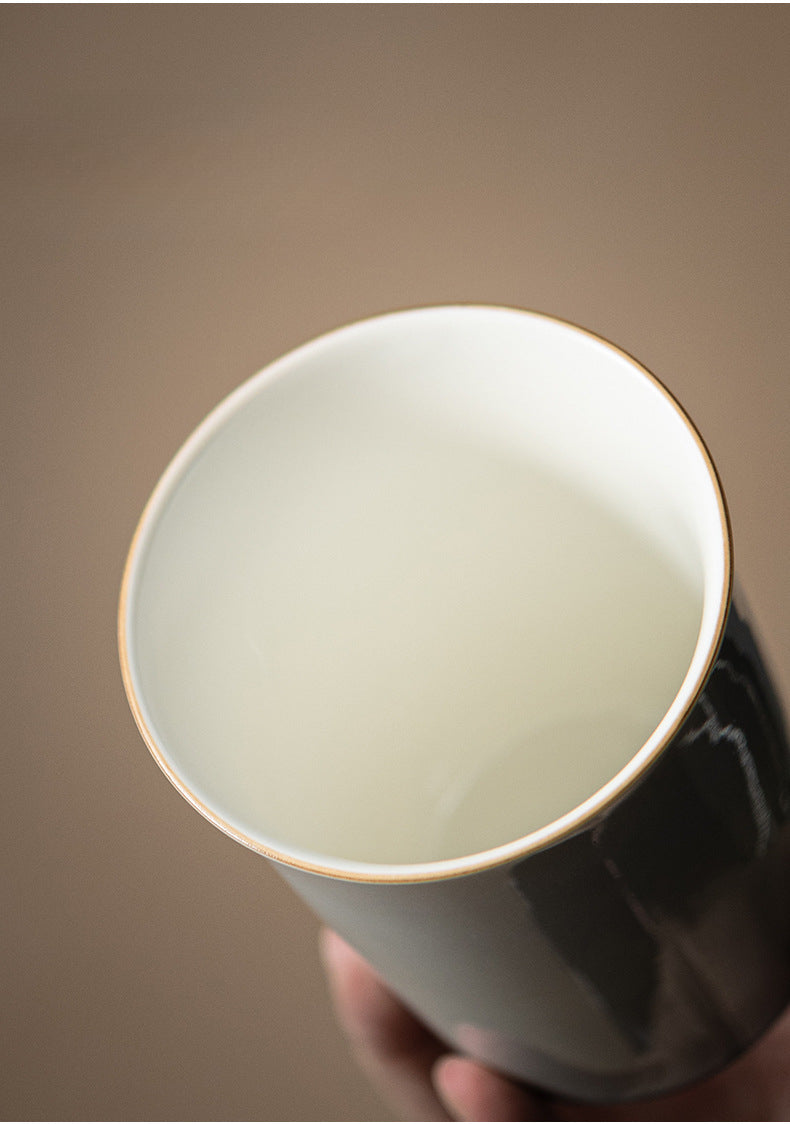 Gohobi Japanese Style Ice Grey and Green Tea Cup 002