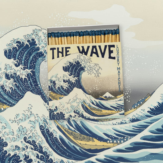 Gohobi x Archivist Gallery Hokusai Wave | Square Matchboxes [Made in the UK]