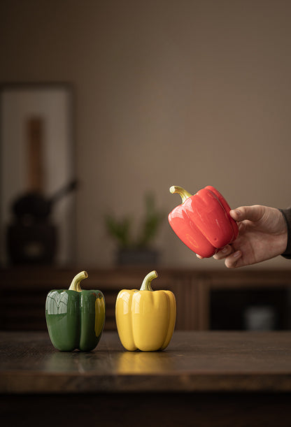 Gohobi Pepper Shaped Food Container Storage