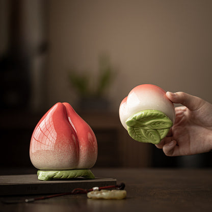 Gohobi Peach Shaped Food Container Storage