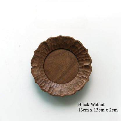 Gohobi Handcrafted Solid Wooden Lace-Edge Tray