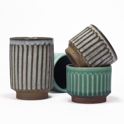 Asemi Co. Tea & Coffee Cups - Tanba - yaki Cup Frost [Made in Japan]