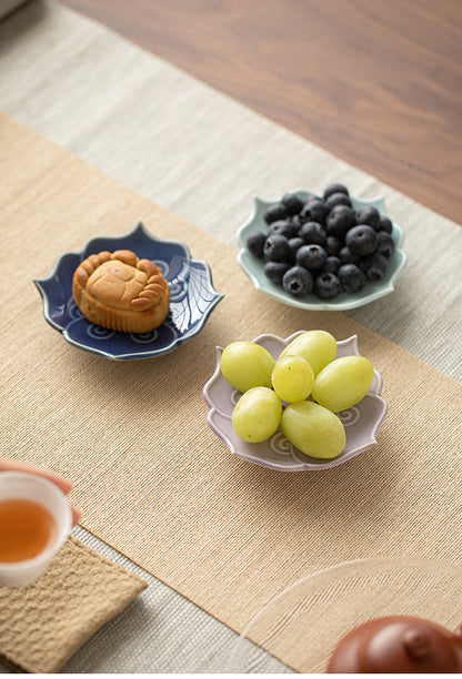 Gohobi Traditional Japanese Glazed Fruit Nuts Small Plate - Lianyun 012