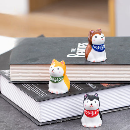 Gohobi Handmade Ceramic Shiba Inu Ornament