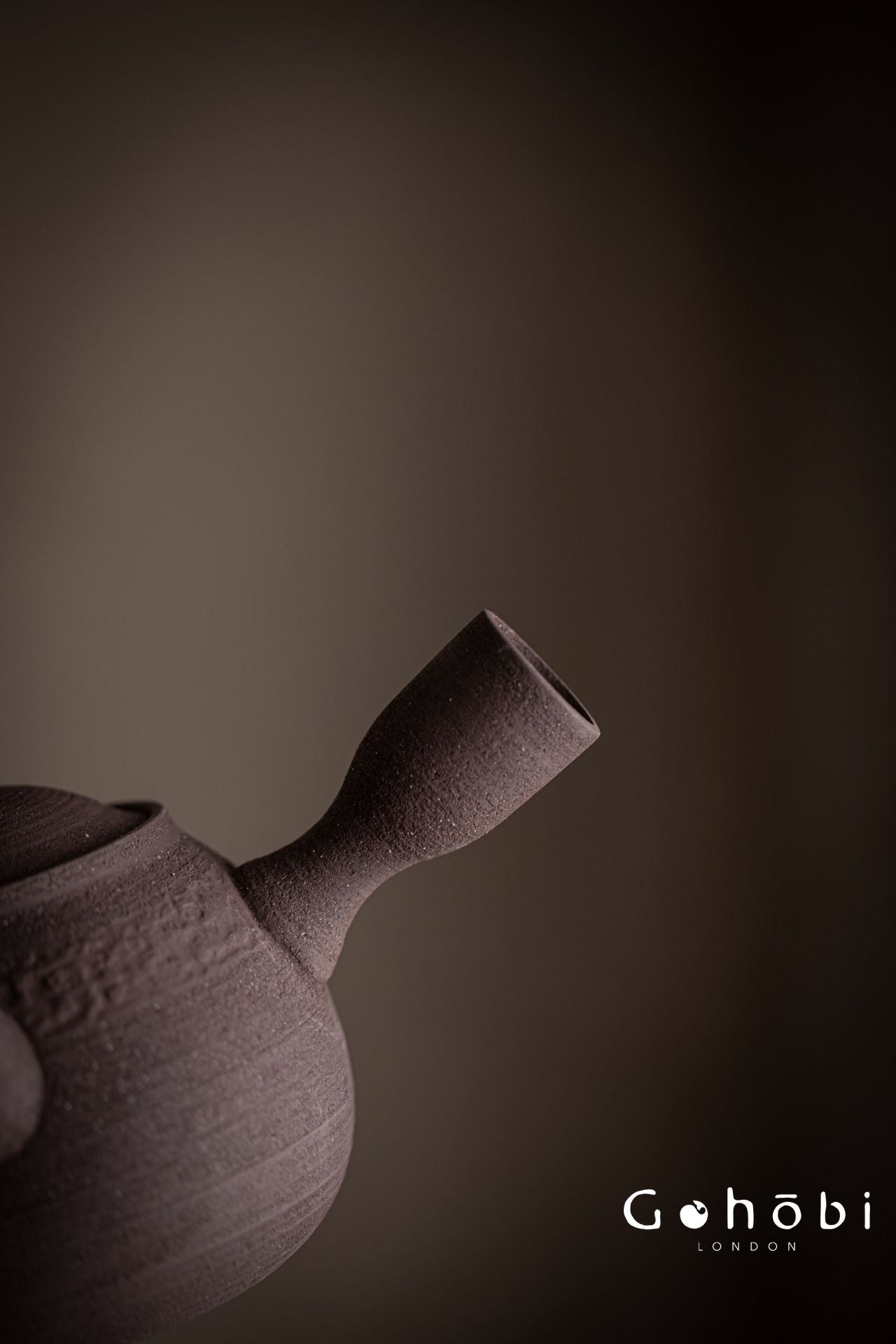 Gohobi Coarse Pottery Wind Stove Tea Set – Japanese Retro Charcoal-Style Kettle