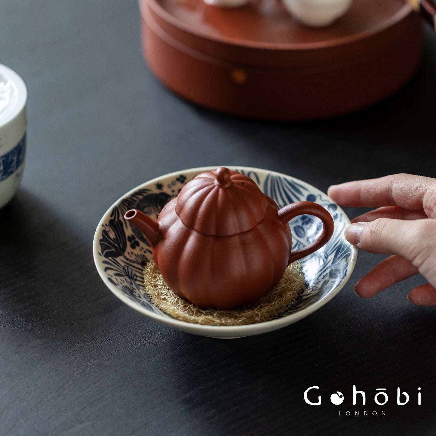 Gohobi Complete Gongfu Tea Set – Chinese Tea Brewing Set with Teapot, Cups & Tea Tray