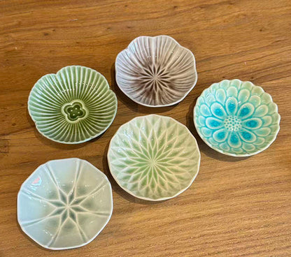 Gohobi Japanese Mino-yaki Ice Crack Small Plate [Made in Japan] – Sauce & Dipping Dish