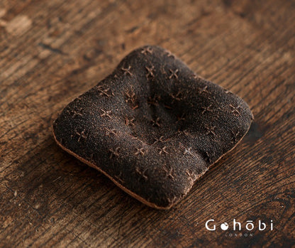 Gohobi Fragrant Cloud Silk Tea Coaster – Handmade Fabric Tea Mat for Gongfu Tea Set